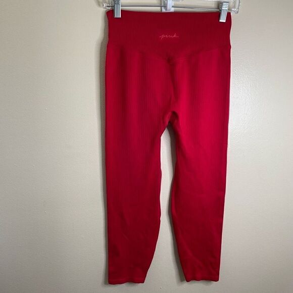 PINK| Active| Seamless| Legging| With backside Pocket - Picture 3 of 13